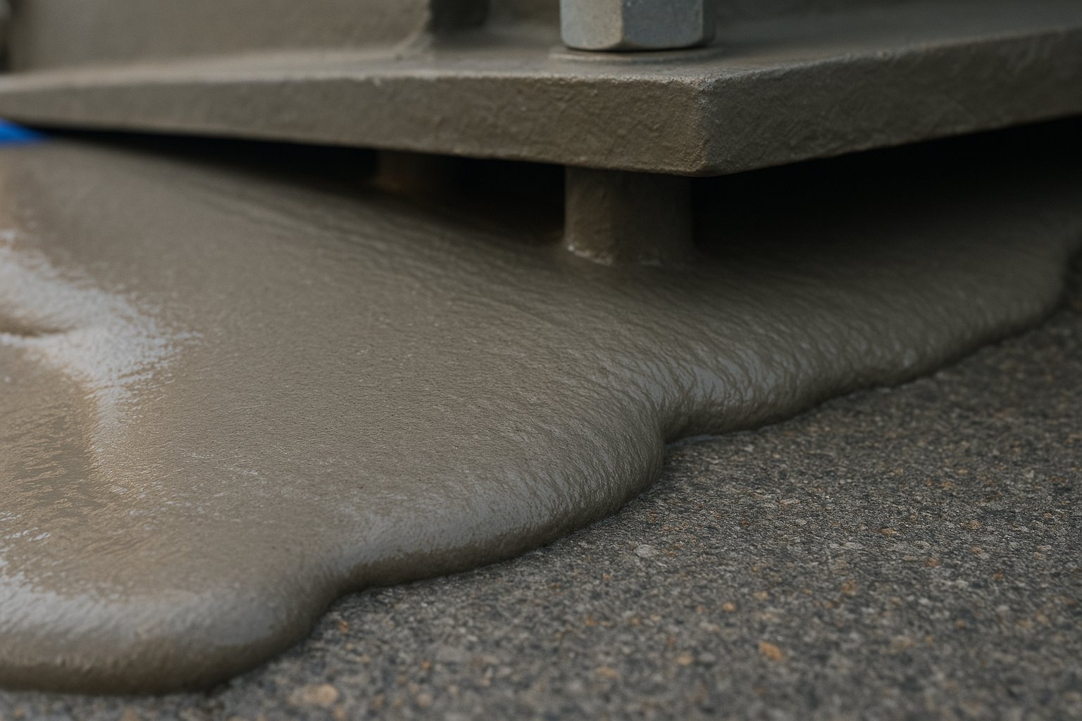 Epoxy vs. Cement Grout - Flowing under base plate